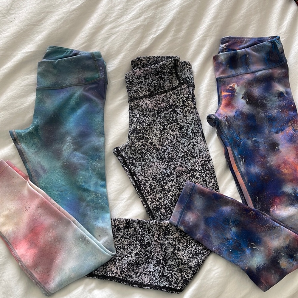Athleta Printed Leggings Bundle